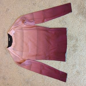 Ultracor Velocity Silk Ultramesh Long Sleeve Top Gradient Blush